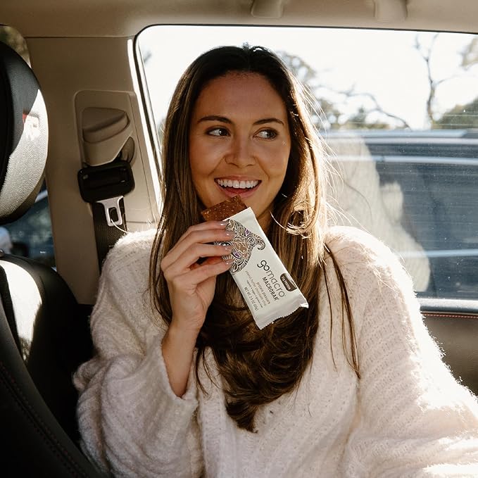 GoMacro MacroBar Organic Vegan Protein Bars - Peanut Butter Chocolate Chip (2.4 Ounce Bars, 12 Count)