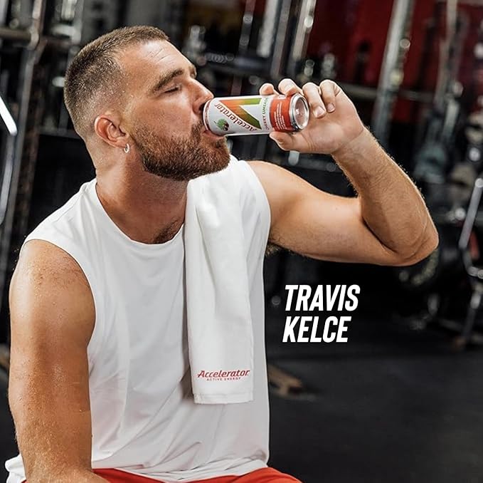 Accelerator Energy Drink Sugar Free, Cherry Limeade 12oz can(12 pack)Zero Sugar Energy Drinks with Sustained Energy from 100% Natural Caffeine (200mg) & Green Tea extract