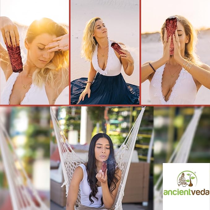 SOUL STICKS 4" Dragons Blood Sage Sticks 3 Pack with Starter Guide | Floral Organic Sage for House Cleansing and Evil Spirits Cleanse, Big Sage Smudge Sticks Bundle for Yoga Meditation Healing Rituals