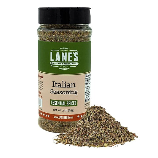 Lane's Italian Seasoning Blend Spices and Seasonings, All-Natural Italian Herbs Seasoning For Any Italian Inspired Dishes, Made in USA, 3 Oz (85g)
