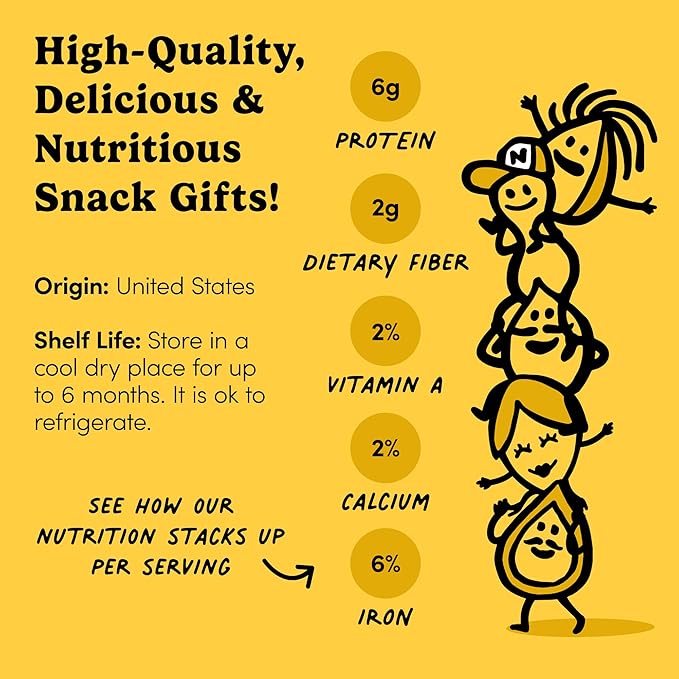 Nuts.com – Large Mixed Nuts Sampler for Fall, Thankgiving and Festive Gifts — Healthy Snack Box w/ 2 Lbs of Natural Pistachios, Peanuts, Raisins, Roasted Cashews