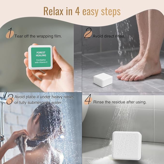 Shower Steamers Aromatherapy 10 Pack - Shower Bombs Birthday Gifts for Women, Men, Mom, Organic Essential Oils, Self Care, Stress Relief, Relaxation Home SPA Christmas