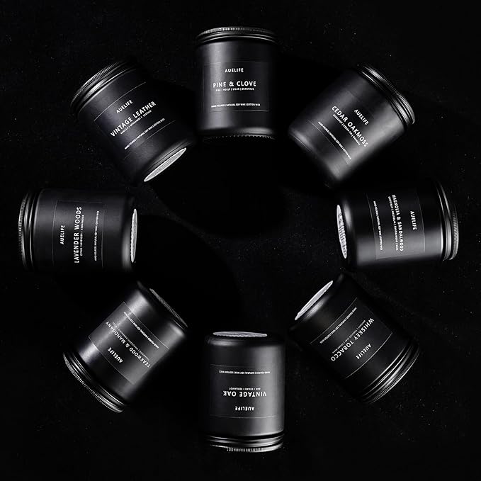 Lemon Lavender Candle | Scented Candles for Home, Aromatherapy Gifts - Soy Candles for Home Scented, Candle Gift for Women Men, Natural Fragrance -7oz 50 Hours Long Burning