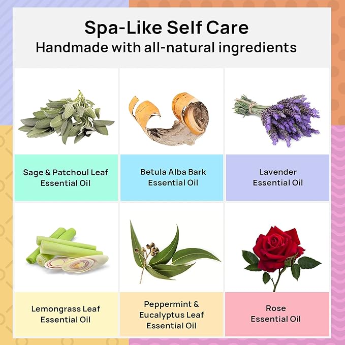 Lagunamoon Aromatherapy Shower Steamers, 12 Piece Variety Pack Essential Oil Shower Steamers - Self Care, Relaxation, Pampering Vapor Shower Tablets for Home Spa, Christmast Set, Gifts for Men, Women