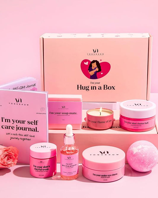 Spa Gifts for Women- Premium Self Care Spa Kit With Bath, Skin Care Sets & Self Care Items For Women - Ultimate Pampering Skin Care Set - Birthday Gifts - Spa Gift Baskets (Pack of 8)