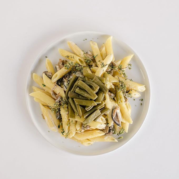 POSHI Marinated French Green Bean Snack Pack | Original Flavor | Keto, Vegan, Paleo, Non GMO, Low Carb + Calorie, Gluten Free, Fully Cooked Vegetables, Gourmet, Healthy, All Natural (10 Pack, 1.76 oz)