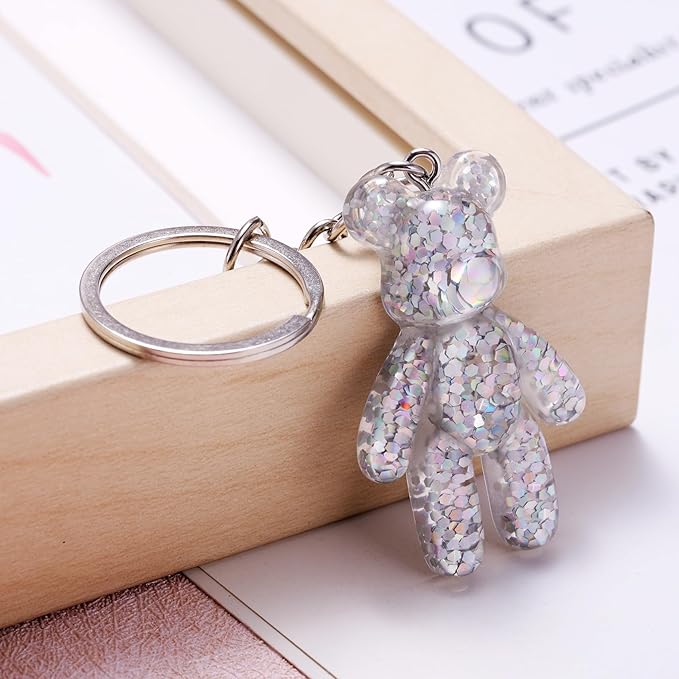 Pocket Bear Hug, Anxiety Relief Gifts for Women Men, Mental Health Positivity Gifts for Anxious Friend, Thinking of You Gift, Comforting Gift for Son Daughter Back to School, White