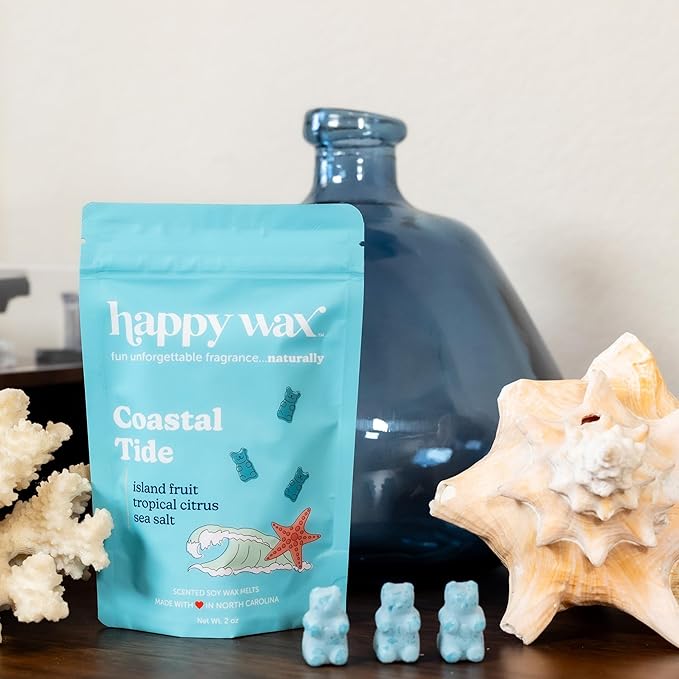 Happy Wax Summer Scented Soy Wax Melts (8oz Pouch) (Coastal Tide)