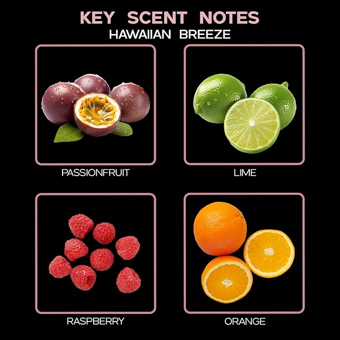 LOVSPA Hawaiian Breeze Diffuser Oil - Luxury Essential Oils for Diffuser Refill & Air Freshener Room Spray - Long-Lasting & Natural Home Fragrance, Scented Oil for Diffusers, USA Made, 4oz