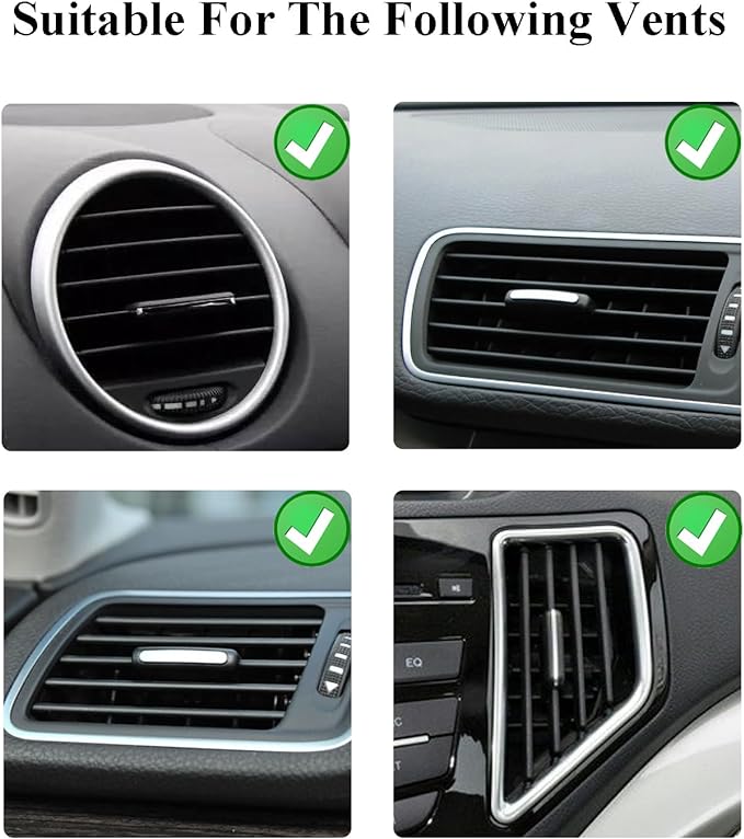 Beige Bat Air Vent Clip Car Air Freshener Outlet Clips Natural Seashell Vampire Bat Car Accessories Gothic Car Decor Refillable Diffuser Clips