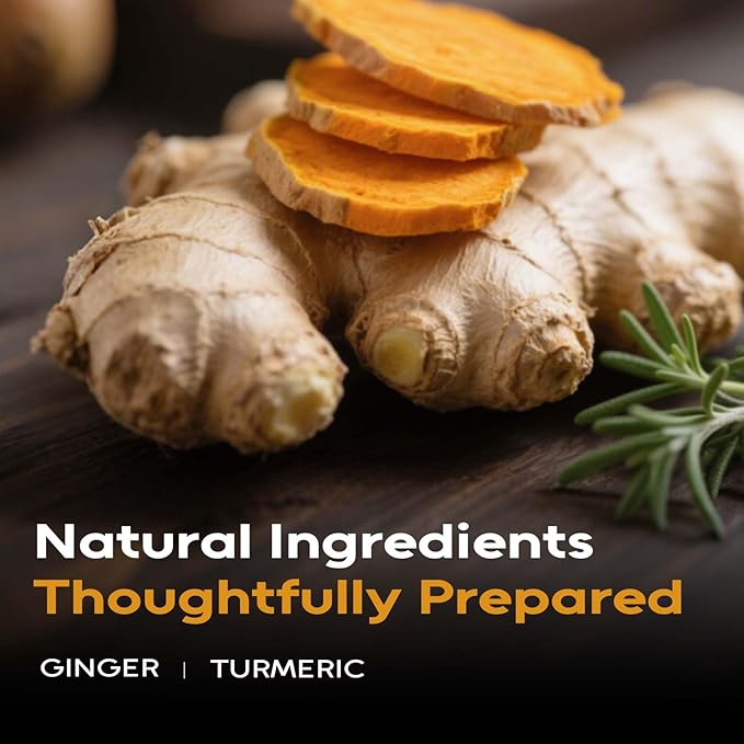 FullChea - Turmeric Ginger Tea Bags, 50 Count, 2g/bag - Premium Turmeric & Ginger- Non-GMO - Caffeine-free - Boost Immunity & Aid Digestion