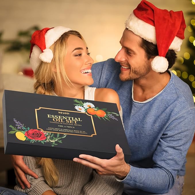 70 Pcs Essential Oil Set - Essential Oils-Perfect for Diffuser,Humidifier,Soap,Candle,Bath Bombs Making,70 * 5ML(0.17oz)