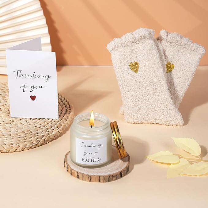 Self Care Gifts for Women, Inspirational Get Well Soon Gift Baskets for Women, Get Well Gifts Care Package for Woman After Surgery, Thinking of You Encouragement Surgery Recovery Gift for Woman