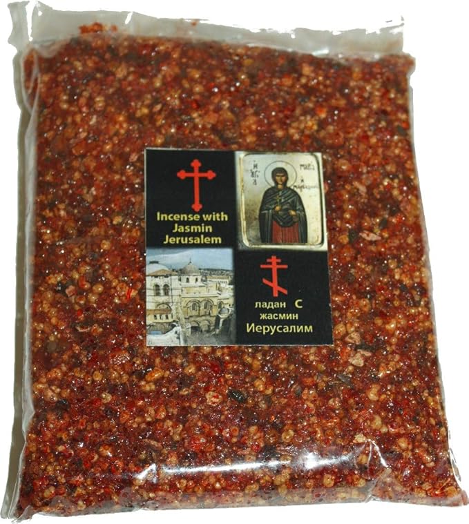 Holy Land Market Jerusalem Crushed and Sealed Flower Incense from The Holy Land (Jasmine, 9 Ounces)