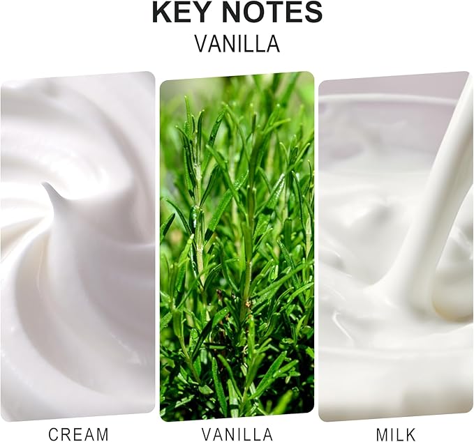 L'odeur Vill Reed Diffuser Set, 6.7 oz(200ml) Vanilla Scented Diffuser with 6 Oil Diffuser Sticks, Home Fragrance Essential Oil Reed Diffuser for Home Large Rooms Bathroom Shelf Decor