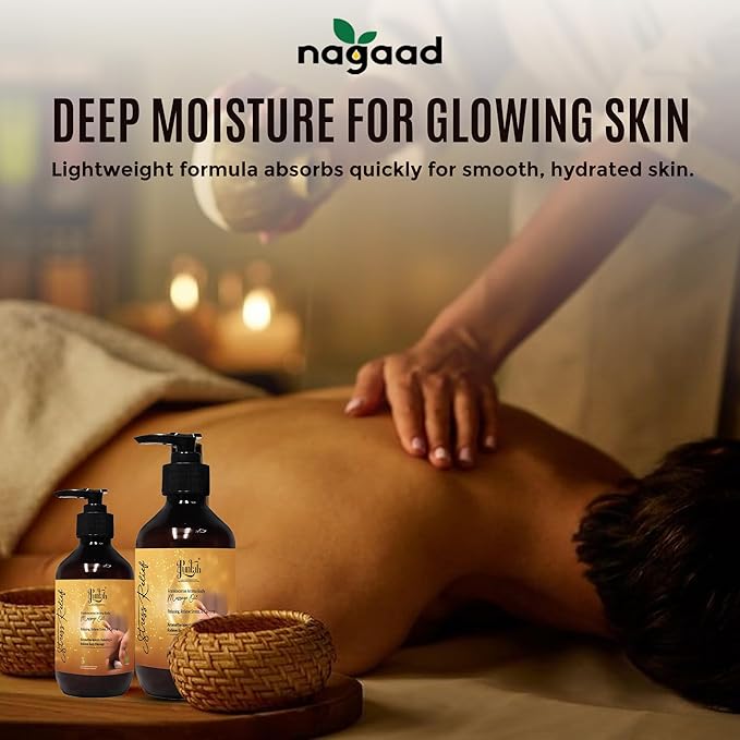 PUNTAH Boswellia Frankincense Aroma Body Massage Oil - 10.14 fl oz (300ml) | 100% Natural Essential Oils | Massage Oil for Massage Therapy, Relaxing, Calming, Muscle Relaxation | Men & Women.