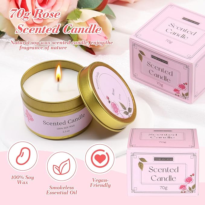 Birthday Gifts for Women Birthday Gift Basket Unique Pink Birthday Gift Box for Women Mug Gifts Set Relaxing Spa Self Care Gifts with Blanket for Mom Her Wife Grandma Girlfriend Coworker