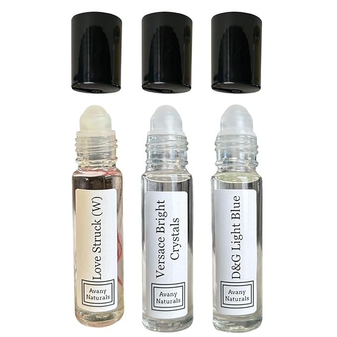 3 Pc Womens Gift Set, Fragrance Oil For Women, Roll On Body Oil, Perfume Samples, Fragrance Oil, Gift For Her, Perfume Oil Sampler, Gift Box (Sensual)