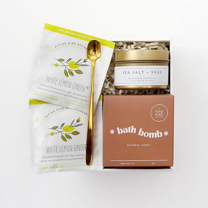 Unboxme Gifts Mini Healer Gift Box - Luxe Self Care Gift for Women | Premium Care Package with Card | Relaxation & Wellness Spa Basket