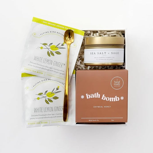 Unboxme Gifts Mini Healer Gift Box - Luxe Self Care Gift for Women | Premium Care Package with Card | Relaxation & Wellness Spa Basket