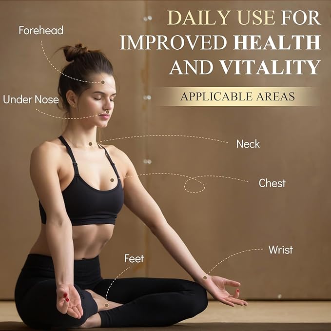 Essential Oils Roll On Set (Pack of 8) 8 Scent, Essential Oil Roller Set, Natural Aromatherapy Oil Blends for Skin, Self Care Gift Stocking Stuffers for Women and Men