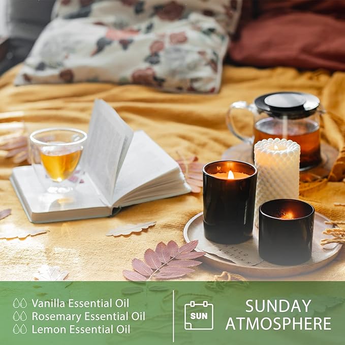 PHATOIL 100ML Vanilla Essential Oil, Huge 3.38fl.oz Bottle Vanilla Oil, Pure Aromatherapy Essential Oils for Diffuser, Humidifier, Scented Oils for Soap, Candle Making