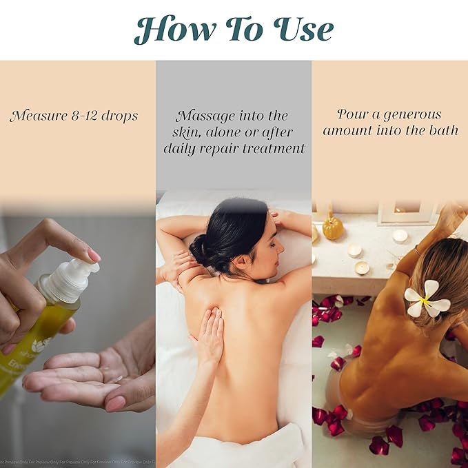 Shankara Calming Body Oil for Women and Men with Avocado, Sesame, Almond, Jasmine, Vetiver, and Borage – Perfect Moisturizing Body Oil for Relaxing Mind and Body. (30ml/1 bottle)