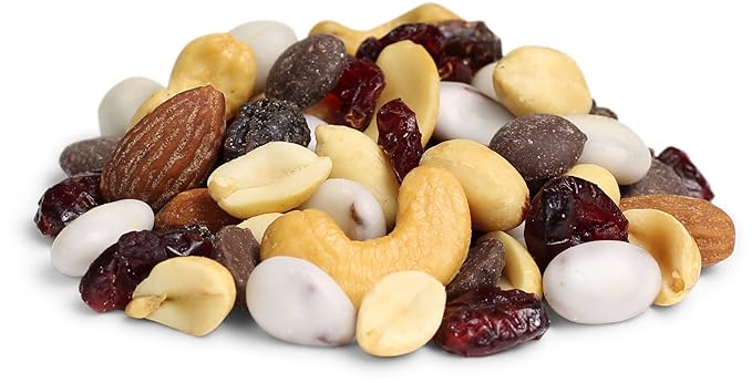 Deluxe Trail Mix with Greek Yogurt, Chocolate, Fruit and Nuts by Its Delish, 5 Lbs Bulk Bag | Healthy Mix of Greek Yogurt Coated Raisins & Dark Chocolate Chips, Sweet & Salty Snack | Kosher Dairy