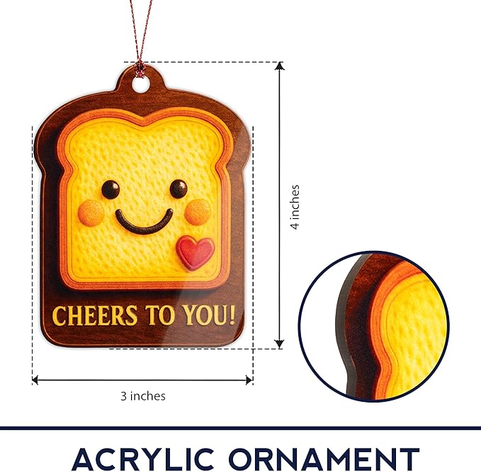 New Beginning Ornament – Fresh Start Gift | Graduation Ornament + Encouragement Keepsake – Celebration Ornament 2025 – Suncatcher Effect Window Hanging – Cheers 528