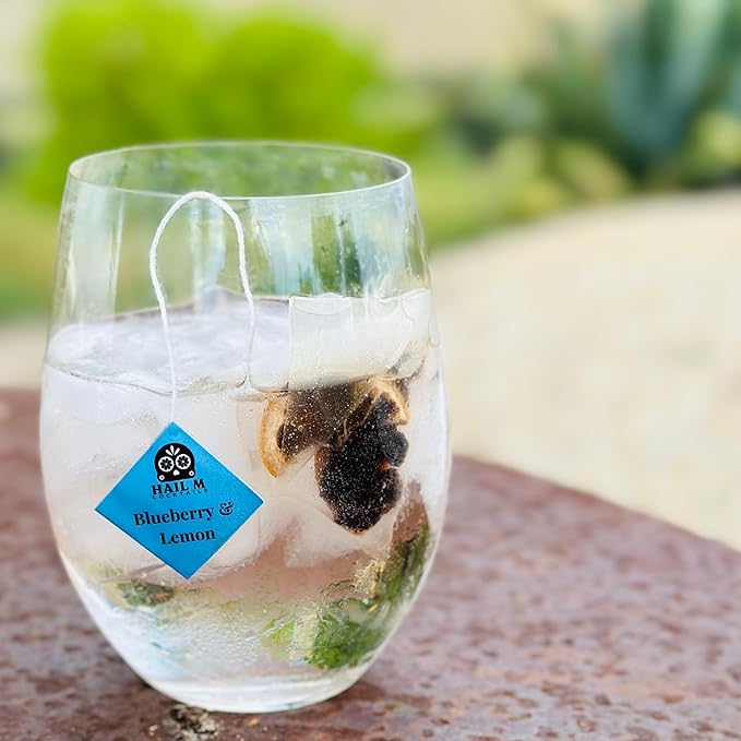 Vodka Soda Cocktail Infusion Kit – DIY Low Sugar Cocktail Kit, TSA-Approved Gift Made with Blueberry, Basil, Grapefruit, Hibiscus, Lavender, Lemon, Elderflower – Sugar Free – 5 Cocktail Teabags