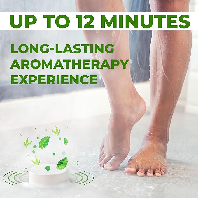 Shower Steamers for Men 15 Pack - Menthol Aromatherapy Shower Steamers, Strong Scent, Long Lasting, Premium Essential Oils, Valentine Gift Relaxation and Sinus Relief