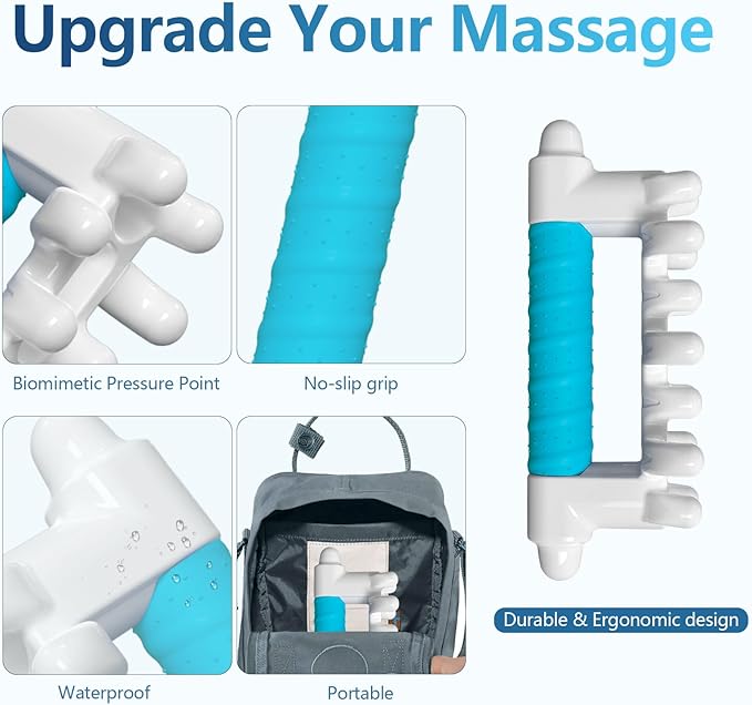 Fascia Massage Tool Blaster for Cellulite,Handheld Myofascial Release Tool for Deep Tissue Massage,Trigger Point Massage Tool for Manual Massage of Neck & Back