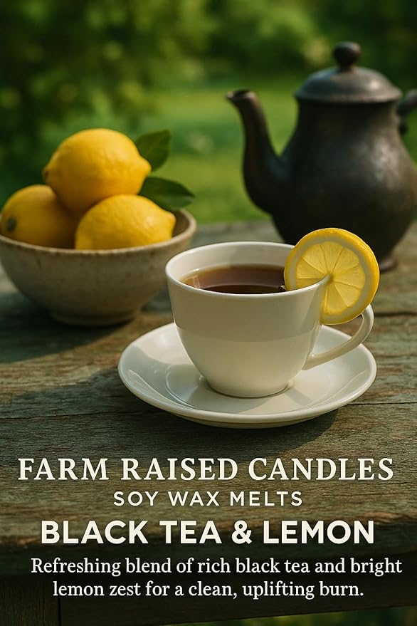 Farm Raised Candles Coffee Wax Melt 16 Ounces Variety Pack (5 Scents) – Hand-Poured 100% Soy Wax Melts – Chai • Farmhouse Coffee • Cold Brew • Black Tea – Fresh from The Farm Soy Melts