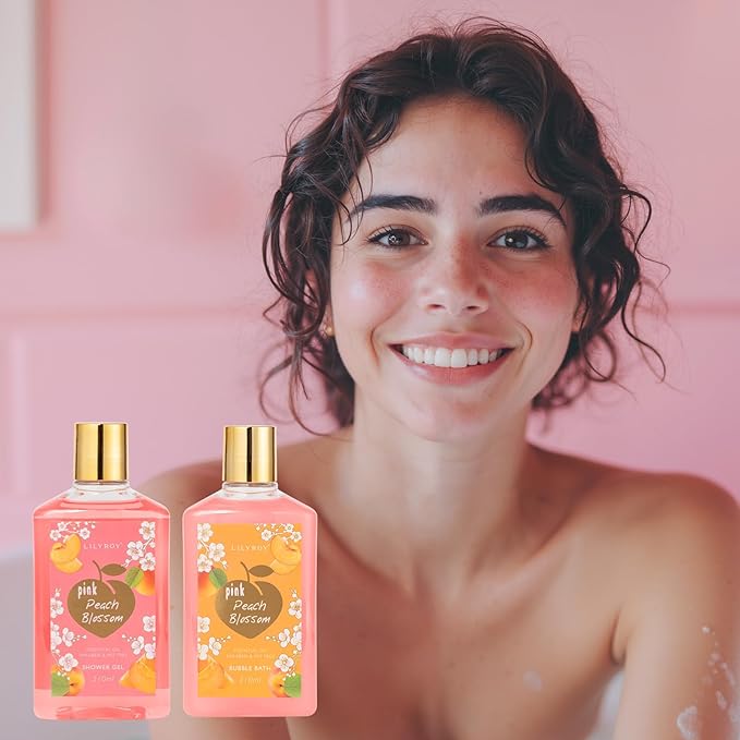 Mothers Day Gifts for Mom - 23-Piece Luxury Bath & Body Gift Basket for Women, Spa Kit for Her, Self Care Kit with Necklace, Diffuser & More | Perfect for Holiday, Christmas, Valentine's Day, Birthday