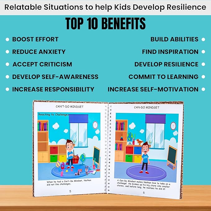 Thought-Spot A Can-Do Mindset Empowers Kids to Cultivate Resilience Social Skills Coping Strategies Mindfulness Reduces Meltdowns and Stress; Affirmation Cards Autism-Friendly