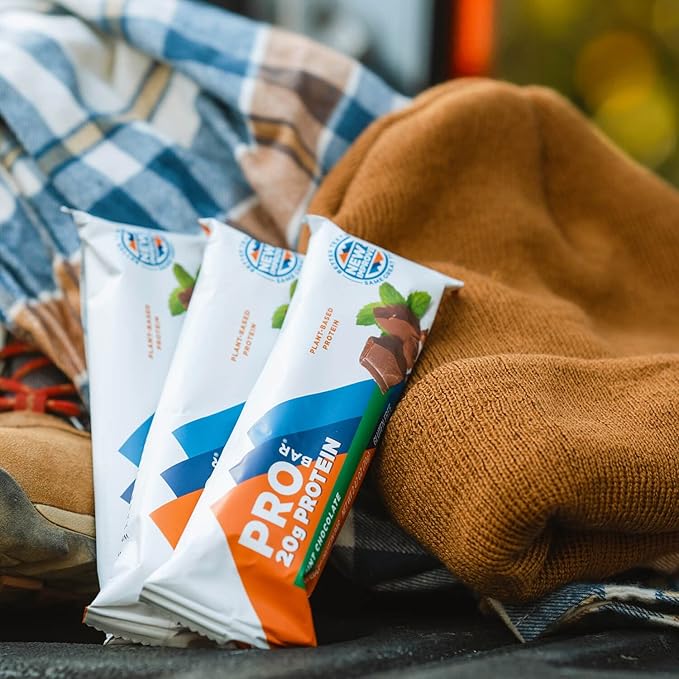 PROBAR - PROTEIN Bar, Mint Chocolate, Non-GMO, Gluten-Free, Healthy, Plant-Based, Whole-Food Ingredients, Natural Energy (12 Count)