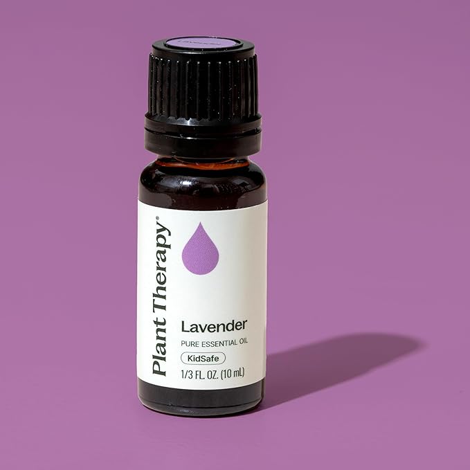 Plant Therapy Lavender Essential Oil 100% Pure, Undiluted, Therapeutic Grade, Aromatherapy Diffuser for Relaxation and Body Care, Healthy Skin and Hair, 10 mL (1/3 oz)