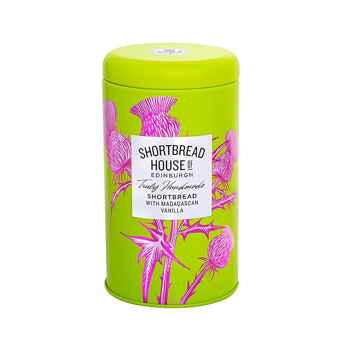 Shortbread House of Edinburgh Madagascan Vanilla Shortbread Biscuits, Truly Handmade, 4.9 Ounce (Pack of 1)