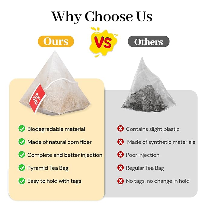 Chamomile Tea Bags, 100% Natural Dried Chamomile Tea Flowers Loose Leaf Premium Herbal Tea No Sugar/Gluten, Caffeine Free-100 Count (Pack of 1)