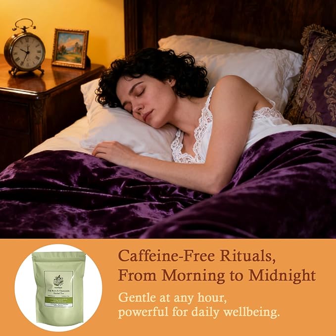 Harbique Chamomile & Jujube Herbal Tea Blend Red Dates & Goji Berries | Sleepytime Tea for stress relief | Postpartum Essentials for Mothers Milks Lactation, Hormone Balance|Organic,Caffeine-Free, Non-GMO|12 Tea Bags