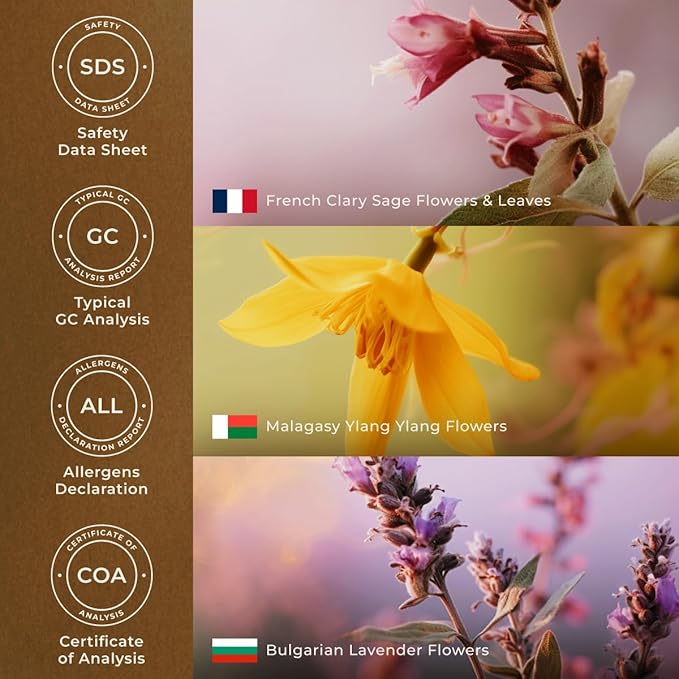 Gya Labs Sleep Essential Oil Blend - 100% Pure Natural Sleep Oil for Diffuser & Aromatherapy, Soothing, Bedtime and Self-Care (0.34 Fl Oz)