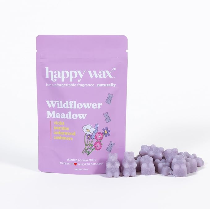 Happy Wax Spring Scented Soy Wax Melts (8oz Pouch) (Wildflower Meadow)