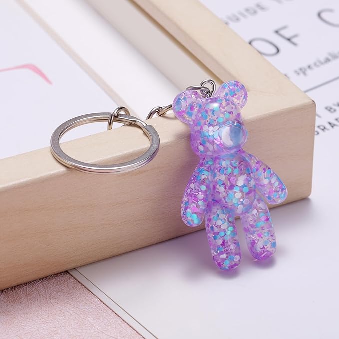 Pocket Bear Hug, Anxiety Relief Gifts for Women Men, Mental Health Positivity Gifts for Anxious Friend, Thinking of You Gift, Comforting Gift for Son Daughter Back to School, Purple