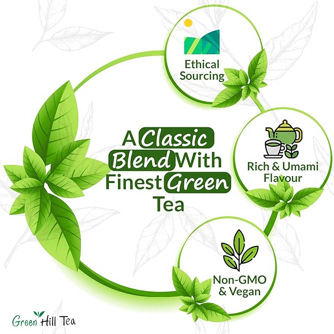 Earl Grey Green Tea, A classic blend with finest green tea,high ANTI-OXIDANTS – 4 Oz Bag