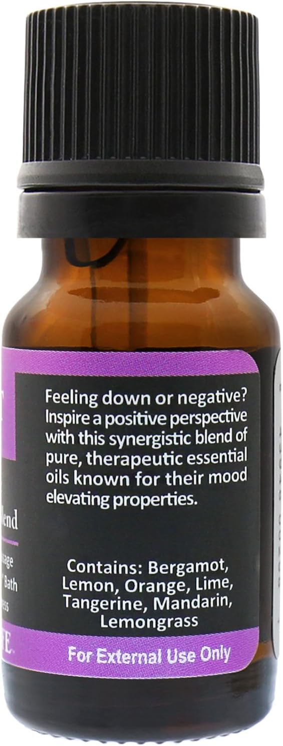 Plantlife Uplift Aromatherapy Essential Oil Blend - Straight from The Plant 100% Pure Therapeutic Grade - No Additives or Fillers - Made in California 10 ml