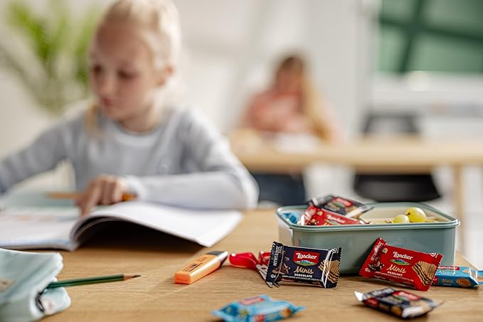 Loacker Minis Wafer Variety Pack - 30% Less Sugar - Premium Assorted Cream Filled Wafer Cookies - Mix of Hazelnut, Chocolate and Vanilla Crispy Wafers - NON-GMO - Sustainably Sourced Ingredients - 10g/0.35oz, 40 Individually Wrapped Snack Packs (mix)