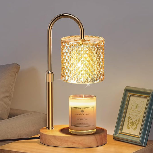 Candle Warmer Lamp with Timer Dimmer Adjustable Height for New Home Decor, Birthday Gifts for Women,Candle Warmer for Women Mom Christmas Mother's Day Gfit