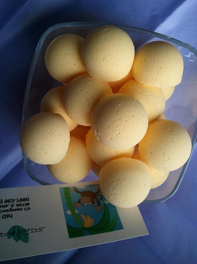 SpaPure MONKEY FARTS Bath Bombs - 14 Bath Fizzies with Shea Butter, Ultra Moisturizing (12 Oz) Great for Dry Skin, bath bombs for kids (Monkey Farts FBA)