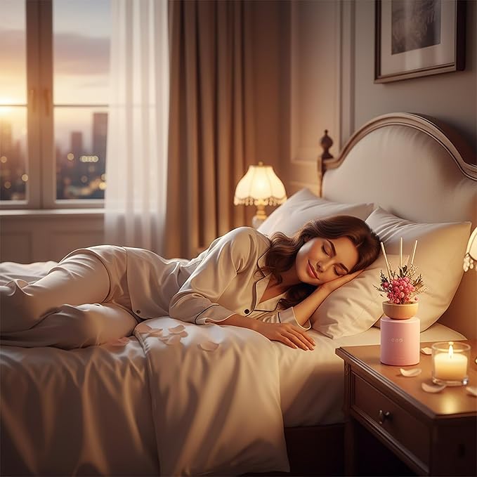 Reed Diffuser Set with Really Dried Flowers, Essential Oils Scented Diffuser with Sticks, Air Fresheners Home Fragrance for Bathroom Shelf Decor & Gift, 5.1oz / 150ml