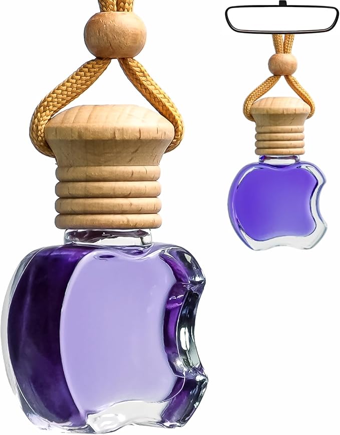 Kabod Premium Lavender Vanilla Car Air Freshener | Hanging Essential Oil Diffuser | Natural Odor Eliminator | Long-Lasting Fragrance | 10 ml